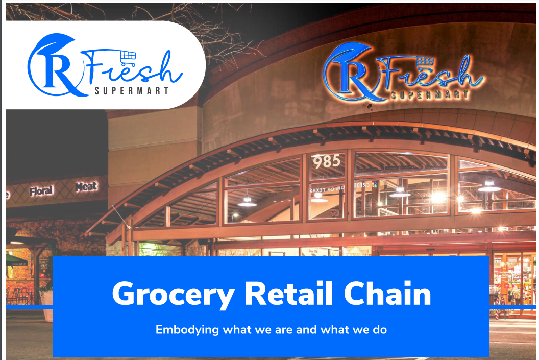 R-Fresh Mart Brouchure